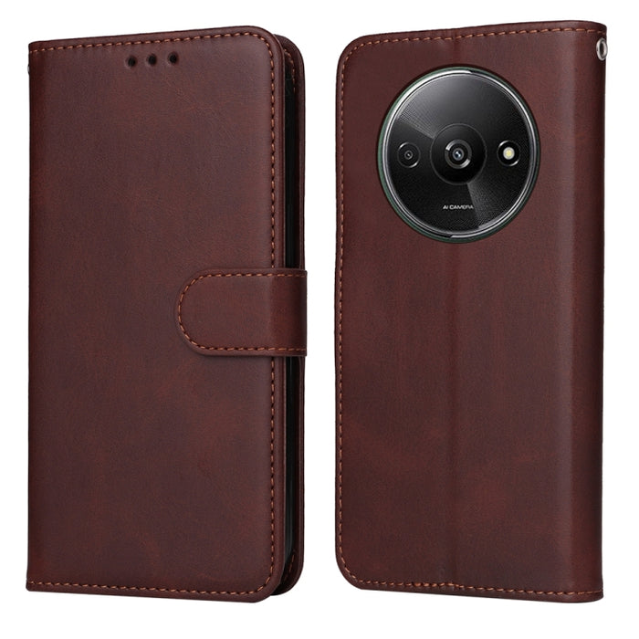 Estuche clásico para teléfono con tapa de cuero con textura de becerro, For Xiaomi Poco F6, For Xiaomi Redmi A3, For Xiaomi Redmi Note13 Pro 4G Global/Poco M6 Pro 4G, For Xiaomi Redmi Note13 4G, For Xiaomi Redmi K70E, For Xiaomi 14 Ultra               ...