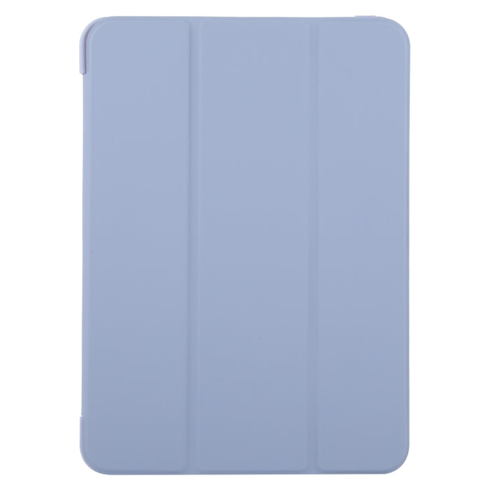 Estuche para tableta de cuero con tapa a prueba de golpes GEBEI con 3 pliegues