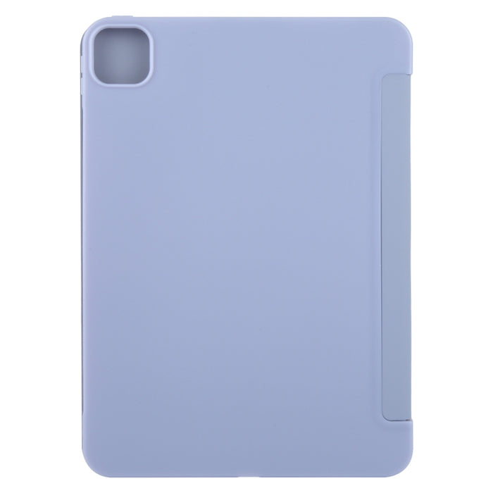 Estuche para tableta de cuero con tapa a prueba de golpes GEBEI con 3 pliegues