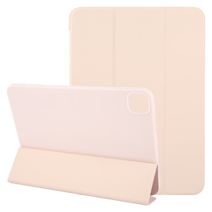 Estuche para tableta de cuero con tapa a prueba de golpes GEBEI con 3 pliegues