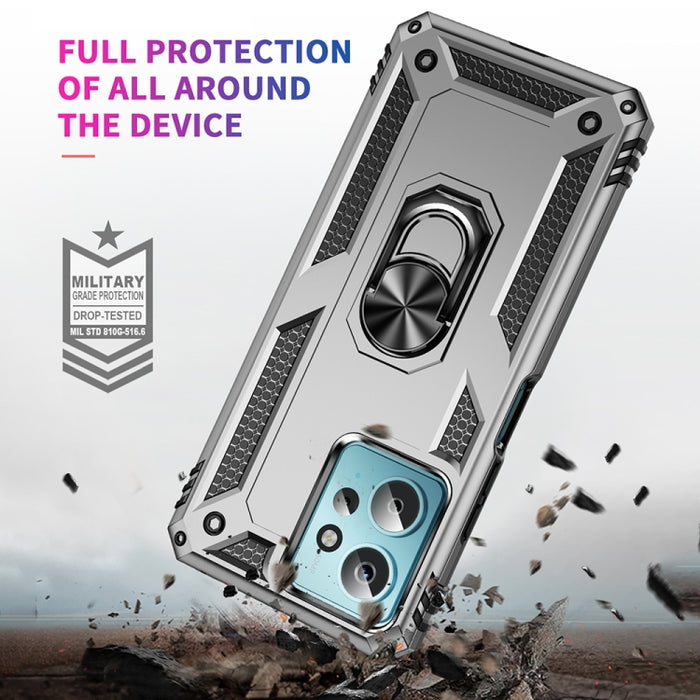 Funda para teléfono TPU + PC a prueba de golpes con soporte, For Xiaomi Redmi Note 12 4G Global