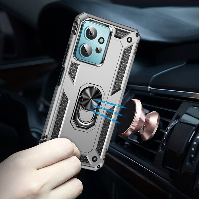 Funda para teléfono TPU + PC a prueba de golpes con soporte, For Xiaomi Redmi Note 12 4G Global