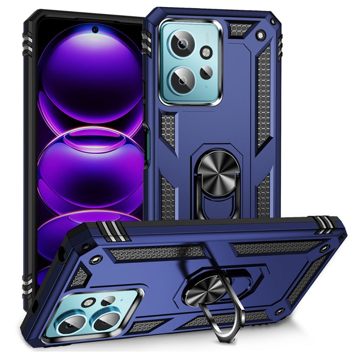 Funda para teléfono TPU + PC a prueba de golpes con soporte, For Xiaomi Redmi Note 12 4G Global