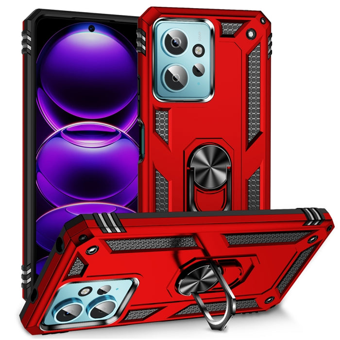 Funda para teléfono TPU + PC a prueba de golpes con soporte, For Xiaomi Redmi Note 12 4G Global