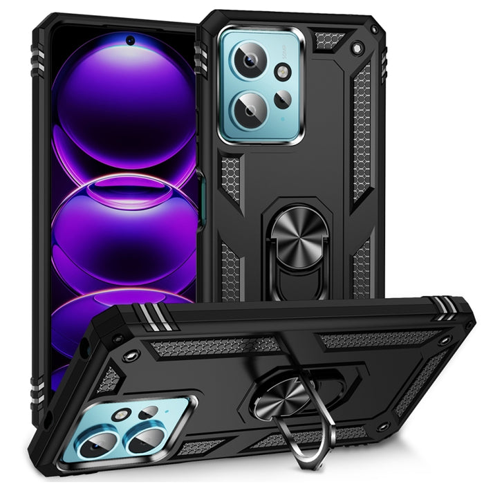 Funda para teléfono TPU + PC a prueba de golpes con soporte, For Xiaomi Redmi Note 12 4G Global