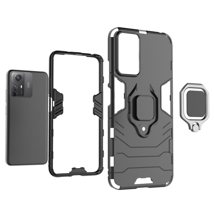 Soporte de anillo magnético PC + Funda de teléfono TPU, For Xiaomi Redmi Note 12S 4G, For Xiaomi Redmi 12 4G