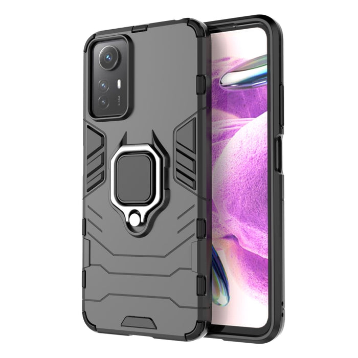Soporte de anillo magnético PC + Funda de teléfono TPU, For Xiaomi Redmi Note 12S 4G, For Xiaomi Redmi 12 4G