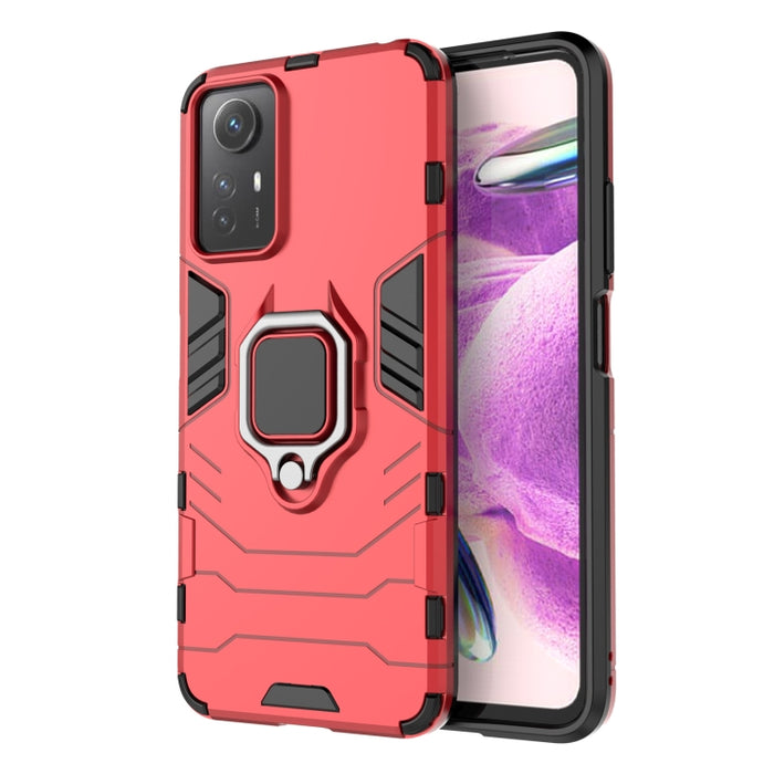 Soporte de anillo magnético PC + Funda de teléfono TPU, For Xiaomi Redmi Note 12S 4G, For Xiaomi Redmi 12 4G
