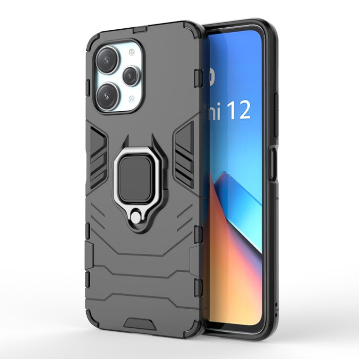 Soporte de anillo magnético PC + Funda de teléfono TPU, For Xiaomi Redmi Note 12S 4G, For Xiaomi Redmi 12 4G