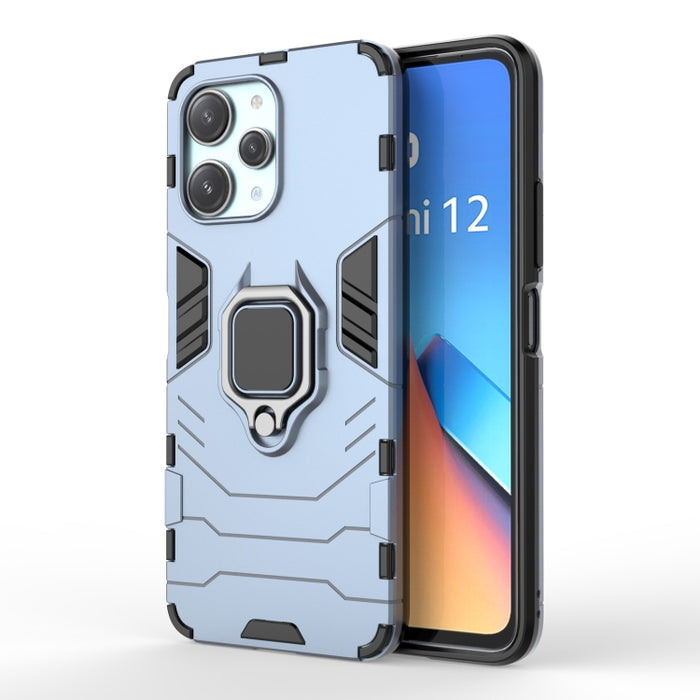 Soporte de anillo magnético PC + Funda de teléfono TPU, For Xiaomi Redmi Note 12S 4G, For Xiaomi Redmi 12 4G