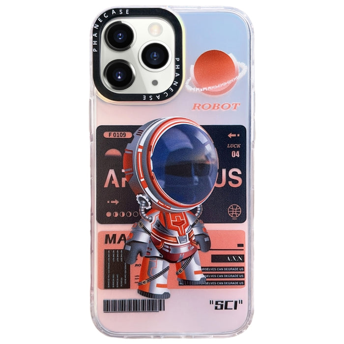 Estuche para teléfono TPU con patrón de astronauta mecánico