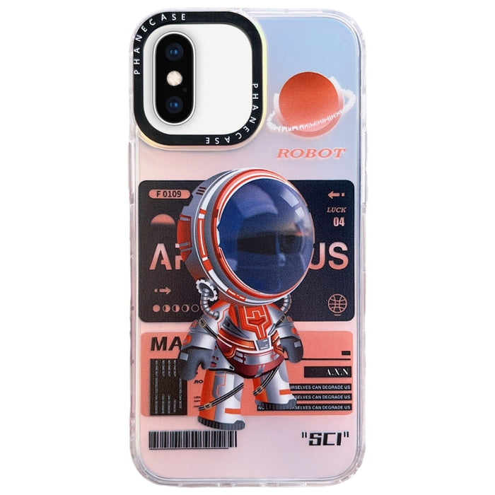 Estuche para teléfono TPU con patrón de astronauta mecánico