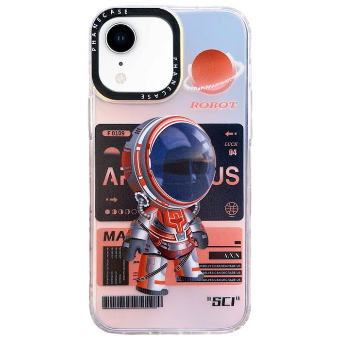 Estuche para teléfono TPU con patrón de astronauta mecánico