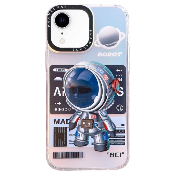 Estuche para teléfono TPU con patrón de astronauta mecánico