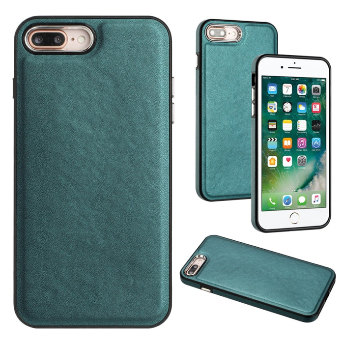 Estuche para teléfono con textura de cuero y cobertura total