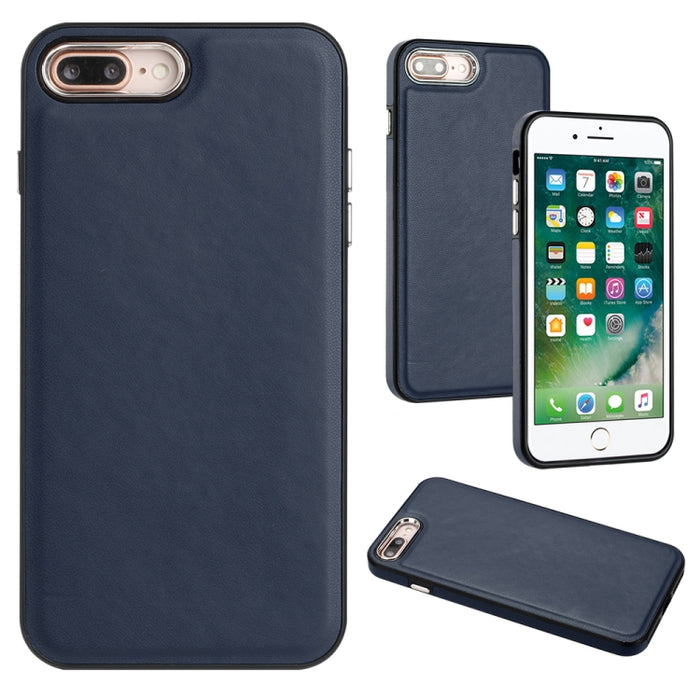 Estuche para teléfono con textura de cuero y cobertura total
