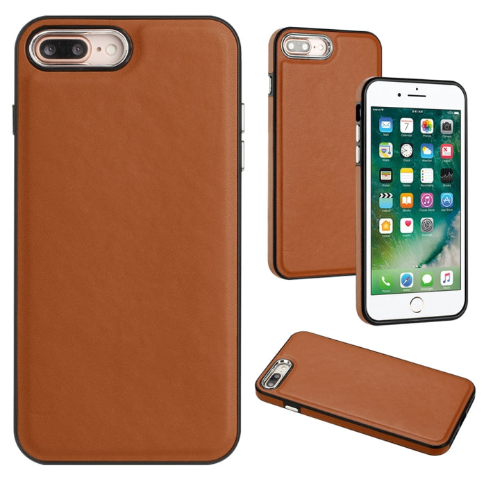 Estuche para teléfono con textura de cuero y cobertura total
