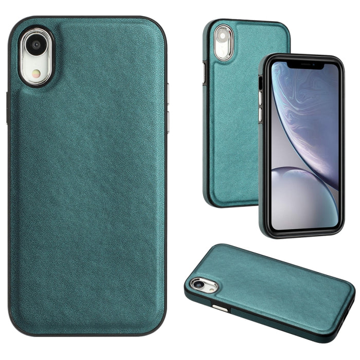 Estuche para teléfono con textura de cuero y cobertura total