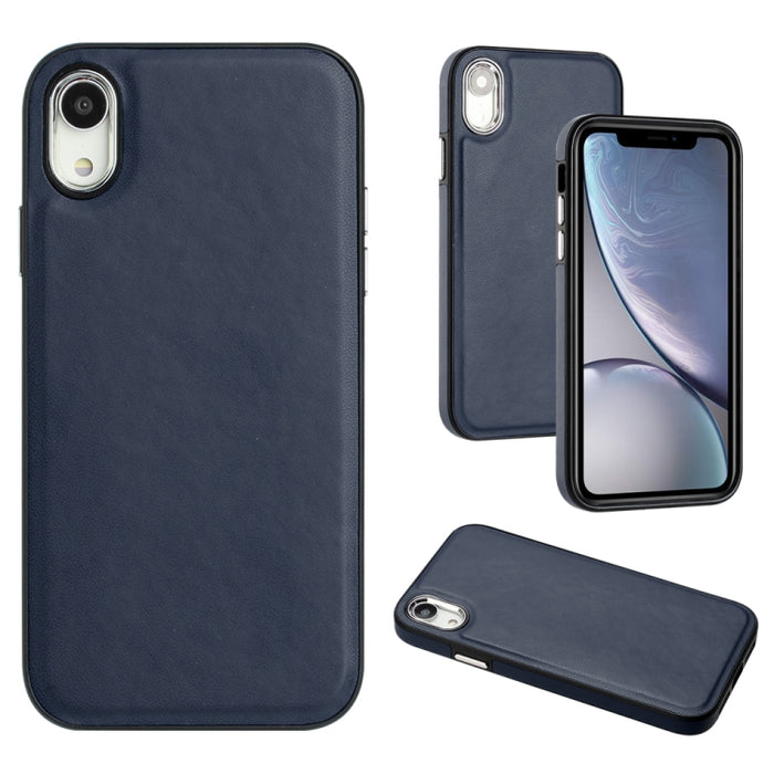 Estuche para teléfono con textura de cuero y cobertura total