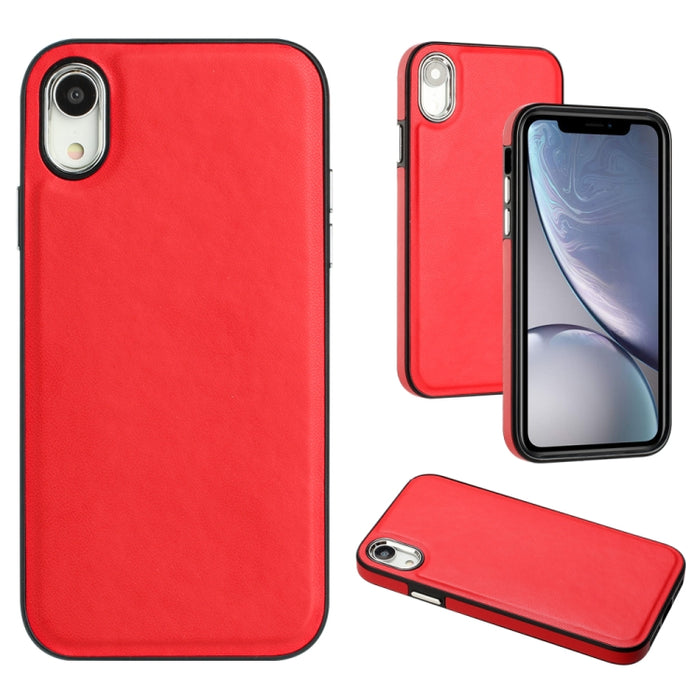 Estuche para teléfono con textura de cuero y cobertura total