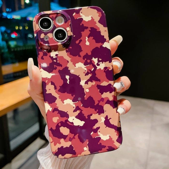 Estuche para PC con patrón de camuflaje y orificio preciso