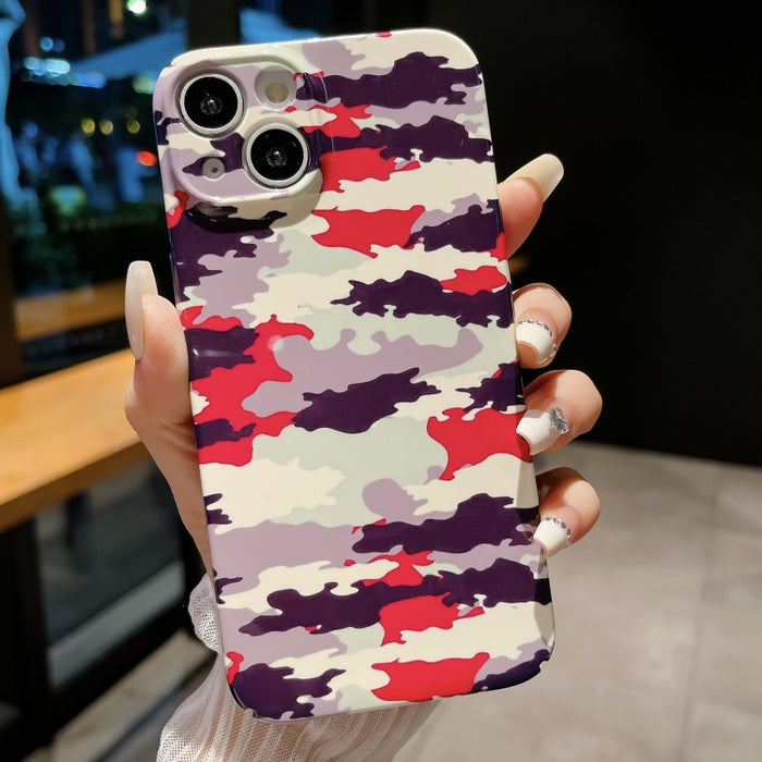 Estuche para PC con patrón de camuflaje y orificio preciso