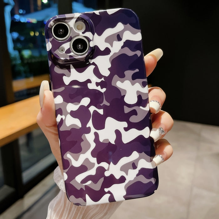 Estuche para PC con patrón de camuflaje y orificio preciso