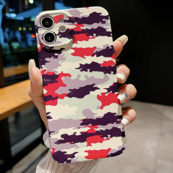 Estuche para PC con patrón de camuflaje y orificio preciso