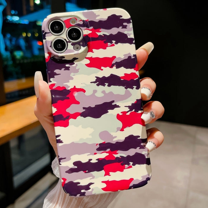 Estuche para PC con patrón de camuflaje y orificio preciso