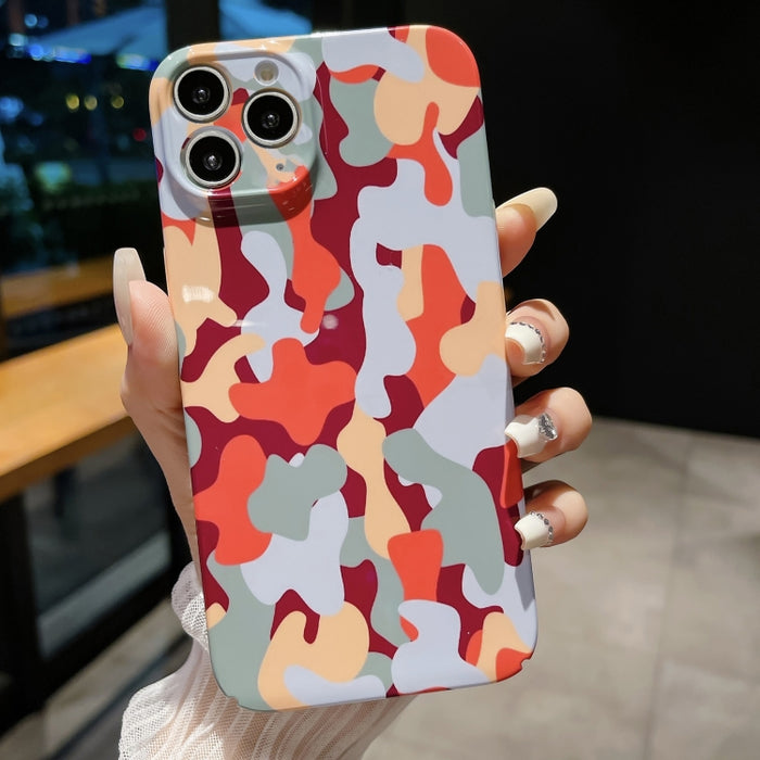 Estuche para PC con patrón de camuflaje y orificio preciso