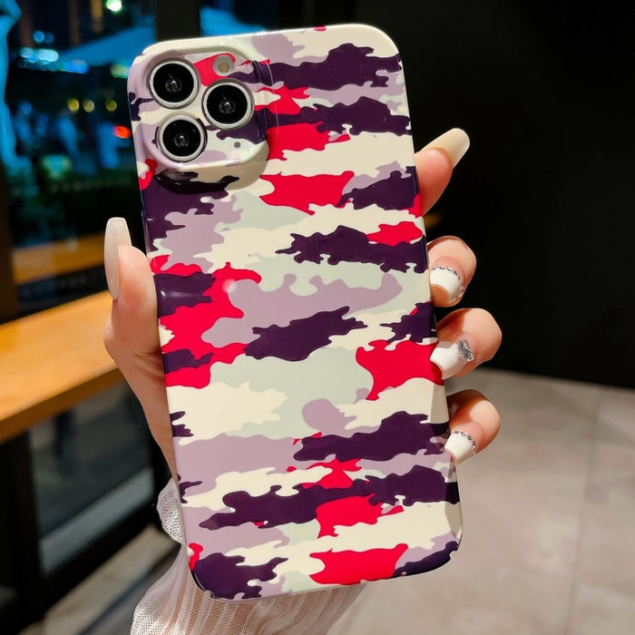 Estuche para PC con patrón de camuflaje y orificio preciso