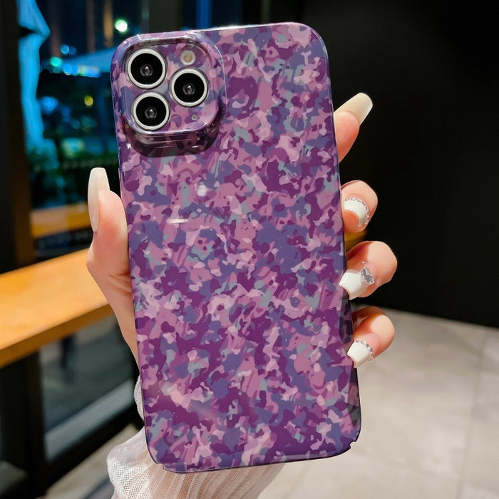 Estuche para PC con patrón de camuflaje y orificio preciso
