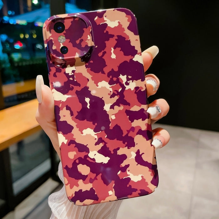 Estuche para PC con patrón de camuflaje y orificio preciso