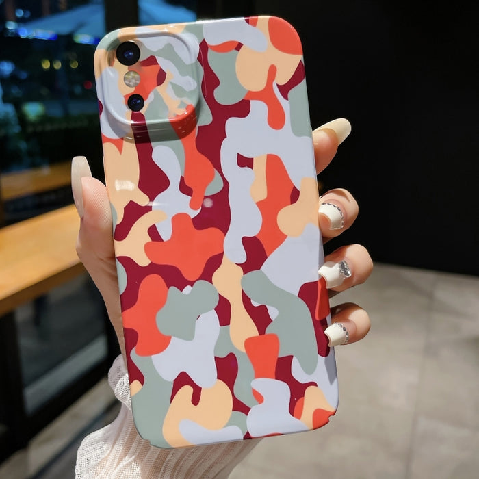 Estuche para PC con patrón de camuflaje y orificio preciso
