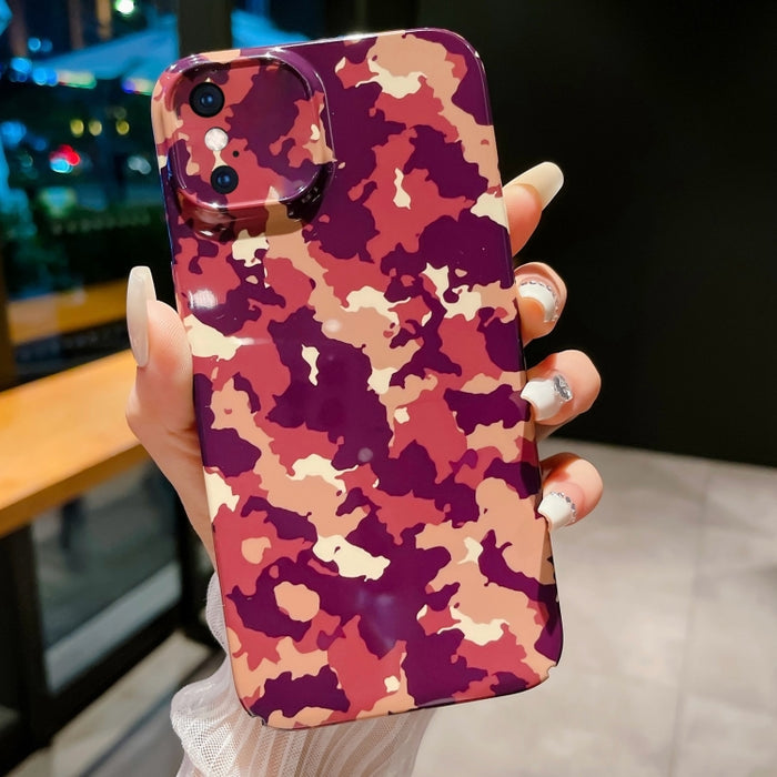 Estuche para PC con patrón de camuflaje y orificio preciso