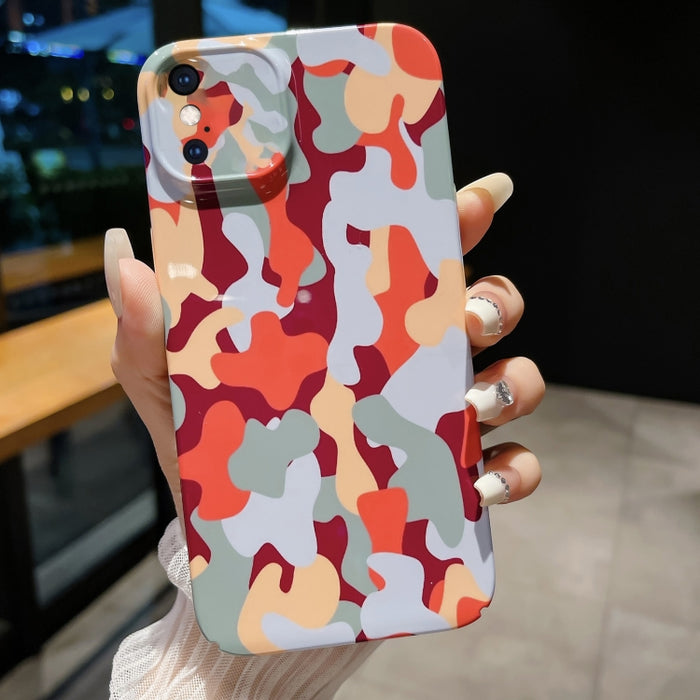 Estuche para PC con patrón de camuflaje y orificio preciso