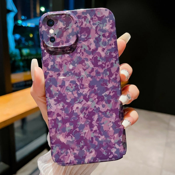 Estuche para PC con patrón de camuflaje y orificio preciso