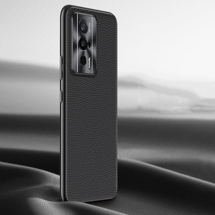 Estuche para teléfono de cuero genuino con textura de litchi, For Xiaomi 13 Ultra, For Xiaomi Redmi K60 Ultra, For Xiaomi Redmi K60 Pro, For Xiaomi Redmi K60, For Xiaomi 13 Pro, For Xiaomi 13