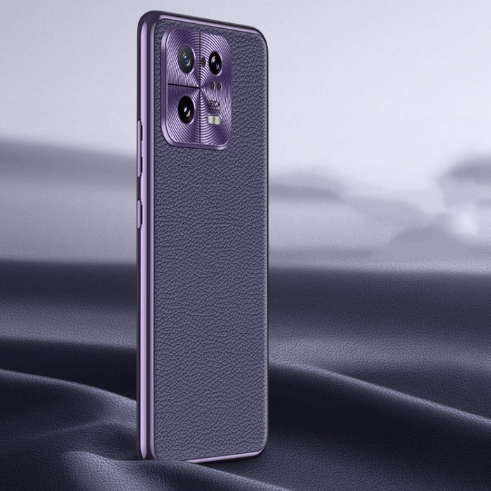 Estuche para teléfono de cuero genuino con textura de litchi, For Xiaomi 13 Ultra, For Xiaomi Redmi K60 Ultra, For Xiaomi Redmi K60 Pro, For Xiaomi Redmi K60, For Xiaomi 13 Pro, For Xiaomi 13