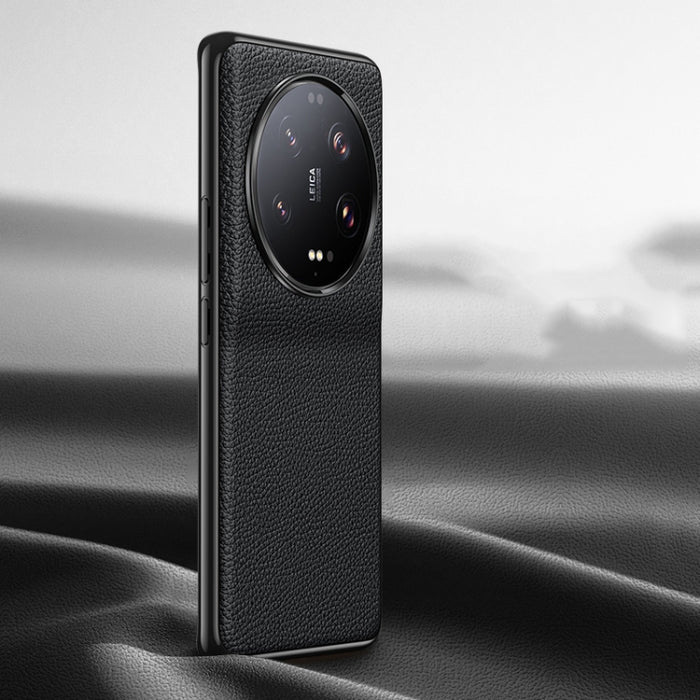 Estuche para teléfono de cuero genuino con textura de litchi, For Xiaomi 13 Ultra, For Xiaomi Redmi K60 Ultra, For Xiaomi Redmi K60 Pro, For Xiaomi Redmi K60, For Xiaomi 13 Pro, For Xiaomi 13