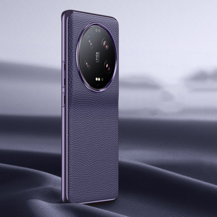 Estuche para teléfono de cuero genuino con textura de litchi, For Xiaomi 13 Ultra, For Xiaomi Redmi K60 Ultra, For Xiaomi Redmi K60 Pro, For Xiaomi Redmi K60, For Xiaomi 13 Pro, For Xiaomi 13