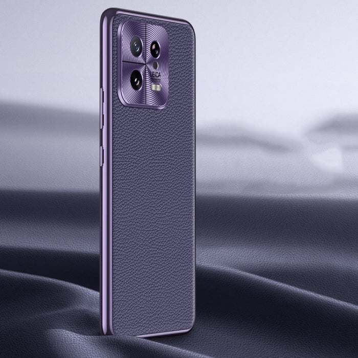 Estuche para teléfono de cuero genuino con textura de litchi, For Xiaomi 13 Ultra, For Xiaomi Redmi K60 Ultra, For Xiaomi Redmi K60 Pro, For Xiaomi Redmi K60, For Xiaomi 13 Pro, For Xiaomi 13
