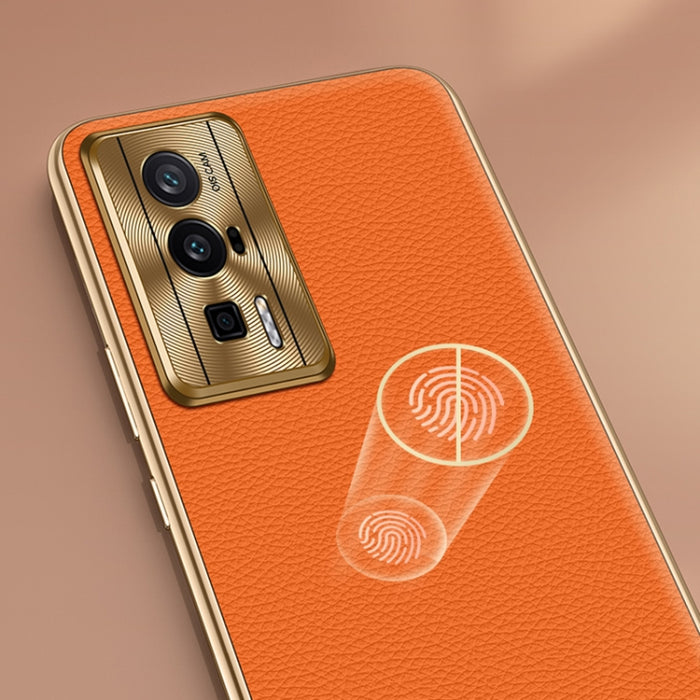Estuche para teléfono de cuero genuino con textura de litchi, For Xiaomi 13 Ultra, For Xiaomi Redmi K60 Ultra, For Xiaomi Redmi K60 Pro, For Xiaomi Redmi K60, For Xiaomi 13 Pro, For Xiaomi 13