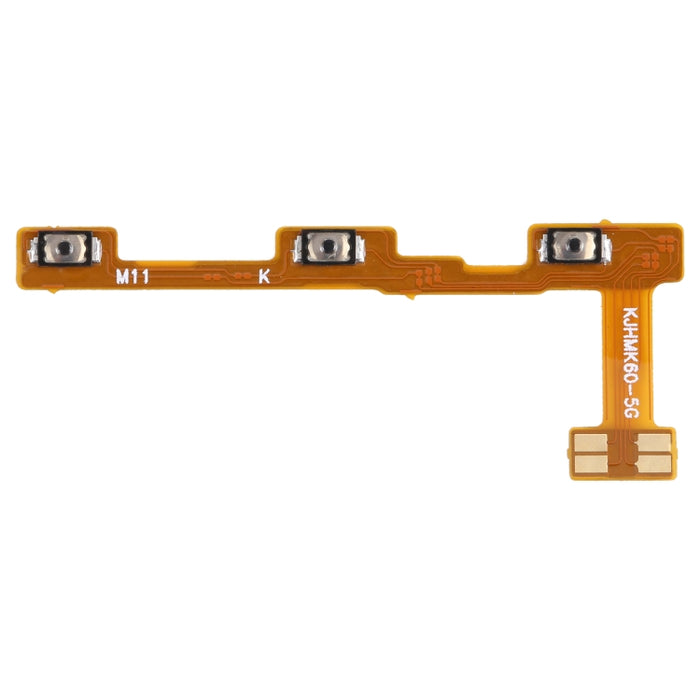 Botón de encendido OEM y cable flexible de botón de volumen, For Xiaomi Redmi 11 Prime 5G, For Xiaomi Redmi Note 12 4G, For Xiaomi 12T Pro, For Xiaomi Poco C55, For Xiaomi Civi 3, For Xiaomi 12T, For Xiaomi Redmi 12C, For Xiaomi Poco M5                ...