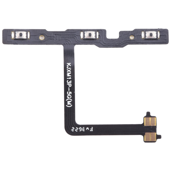 Botón de encendido OEM y cable flexible de botón de volumen, For Xiaomi Redmi 11 Prime 5G, For Xiaomi Redmi Note 12 4G, For Xiaomi 12T Pro, For Xiaomi Poco C55, For Xiaomi Civi 3, For Xiaomi 12T, For Xiaomi Redmi 12C, For Xiaomi Poco M5                ...