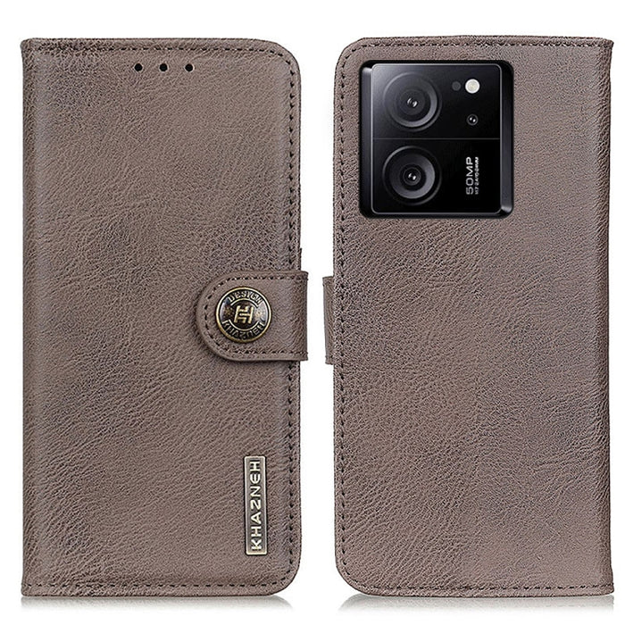 KHAZNEH Funda de cuero con textura de piel de vaca para teléfono, For Xiaomi Poco F6 / Redmi Turbo 3, For Xiaomi Poco F6 Pro, For Xiaomi Redmi K70 5G / K70 Pro 5G, For Xiaomi Redmi Note 13 Pro 4G/Poco M6 Pro 4G, For Xiaomi Redmi 13C                    ...