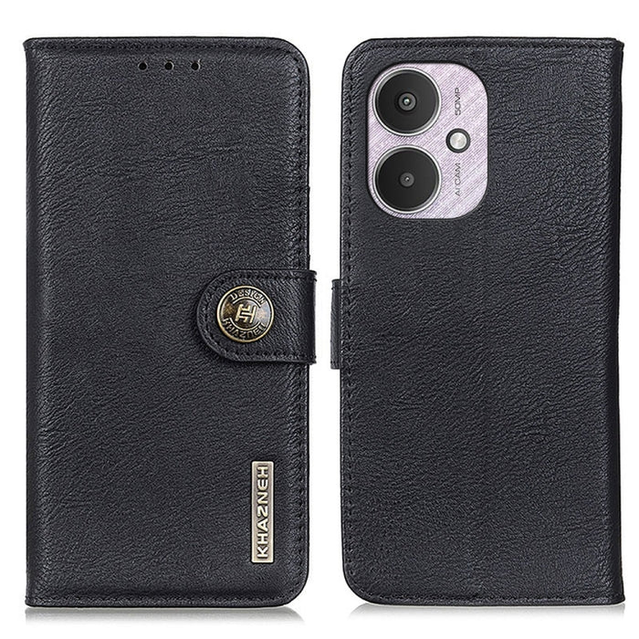 KHAZNEH Funda de cuero con textura de piel de vaca para teléfono, For Xiaomi Poco F6 / Redmi Turbo 3, For Xiaomi Poco F6 Pro, For Xiaomi Redmi K70 5G / K70 Pro 5G, For Xiaomi Redmi Note 13 Pro 4G/Poco M6 Pro 4G, For Xiaomi Redmi 13C                    ...