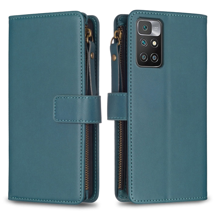 9 ranuras para tarjetas con cremallera, funda de cuero con tapa para teléfono, For Xiaomi Redmi 12C, For Xiaomi 13 Lite, For Xiaomi Redmi K60 / K60 Pro, For Xiaomi 13 Pro, For Xiaomi 13, For Xiaomi 12T / 12T Pro, For Xiaomi 12 Lite, For Xiaomi Redmi 10...