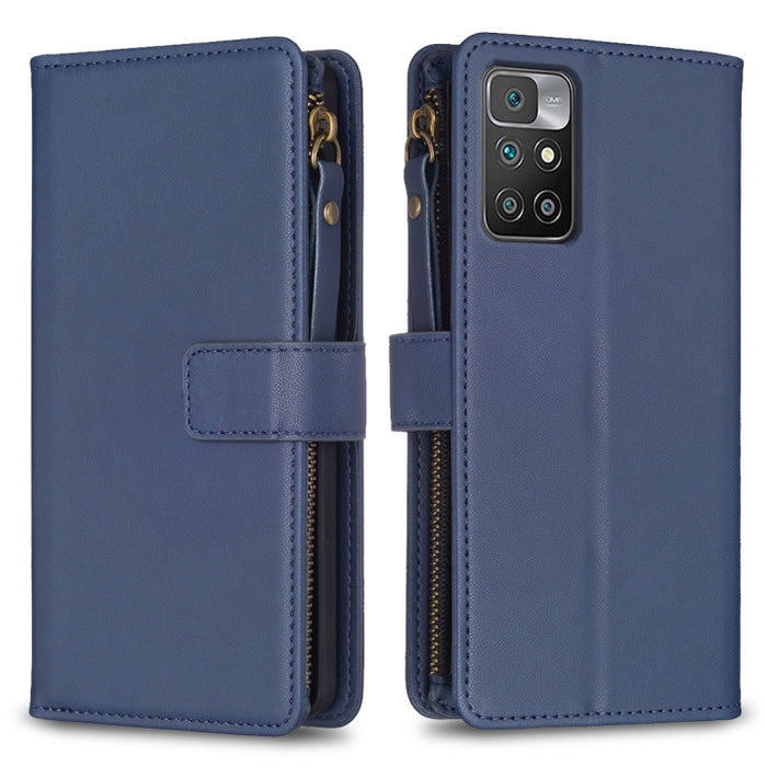 9 ranuras para tarjetas con cremallera, funda de cuero con tapa para teléfono, For Xiaomi Redmi 12C, For Xiaomi 13 Lite, For Xiaomi Redmi K60 / K60 Pro, For Xiaomi 13 Pro, For Xiaomi 13, For Xiaomi 12T / 12T Pro, For Xiaomi 12 Lite, For Xiaomi Redmi 10...