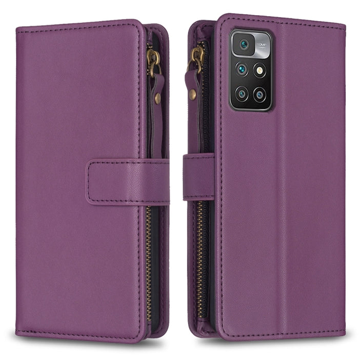 9 ranuras para tarjetas con cremallera, funda de cuero con tapa para teléfono, For Xiaomi Redmi 12C, For Xiaomi 13 Lite, For Xiaomi Redmi K60 / K60 Pro, For Xiaomi 13 Pro, For Xiaomi 13, For Xiaomi 12T / 12T Pro, For Xiaomi 12 Lite, For Xiaomi Redmi 10...